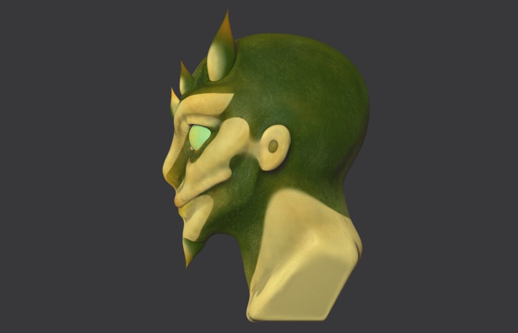 Lunamocity - Alien head model