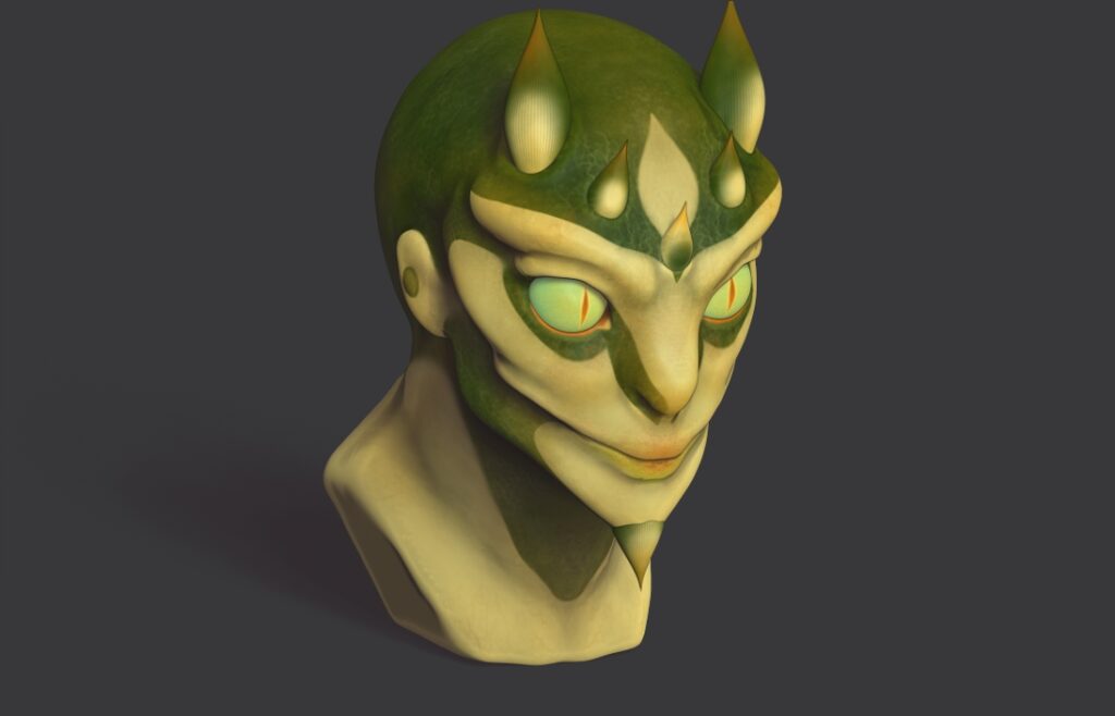 Lunamocity - Alien head model
