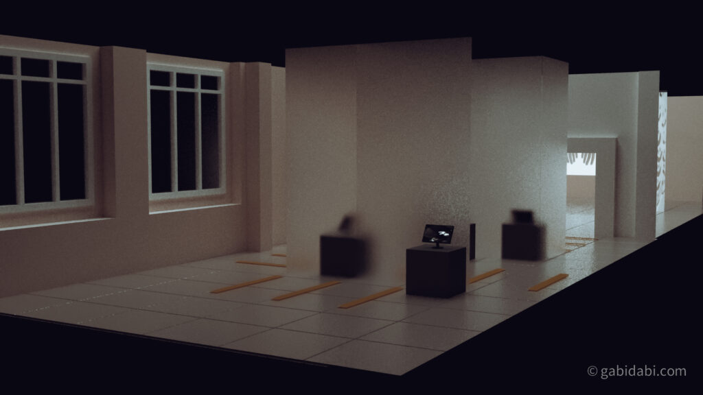 Quarantine Diary - Exhibition model