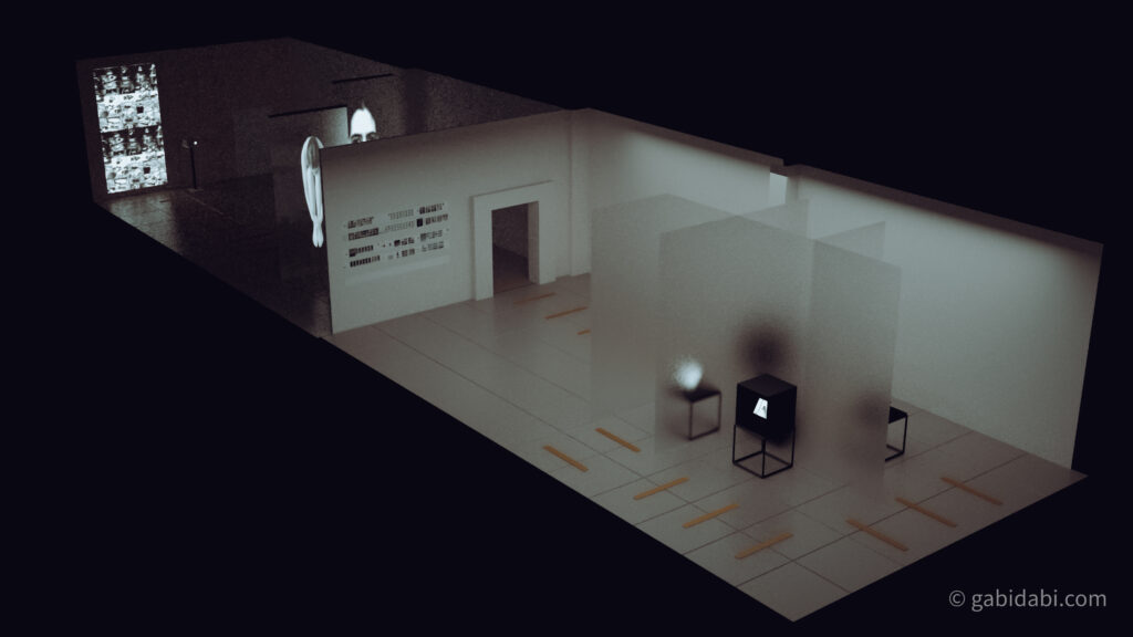 Quarantine Diary - Exhibition model